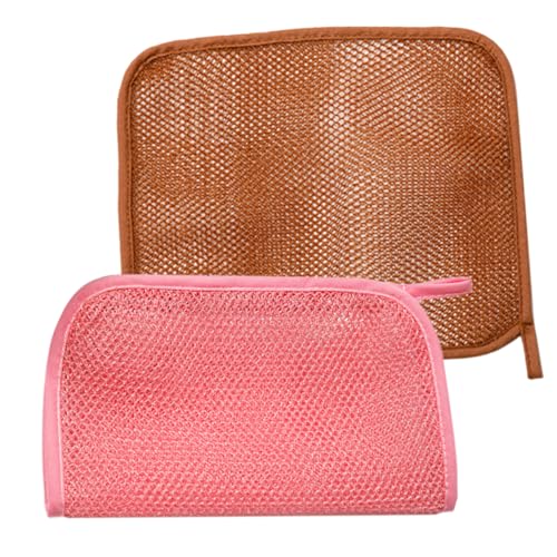 Mikinona 2stücke Afrikanisches Peeling Netz-badeschwamm Für Dusche Körper Peeling Mit Nylonmaterial Waschlappen Für Badetuch Rückenschrubber von Mikinona