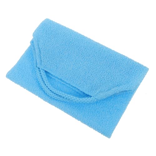 Mikinona Badetuch Peeling-Handtücher Dusch-Rückenwäscher für Damen Handtuch Badeschrubber Scheuertuch peeling handschuh peelinghandschuhe Peeling-Rückenwäscher Körperwäscher Polyester Blue von Mikinona