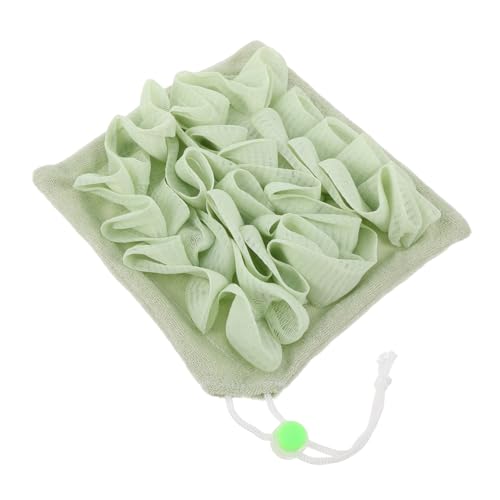 Mikinona Badetuch PeelingHandschuh hautreinigung badezubehör hautpflege Badeschwämme für Damen Körperwaschlappen Körperbürste Duschschwämme Gesichtswaschlappen Massagehandtücher Sport Green von Mikinona