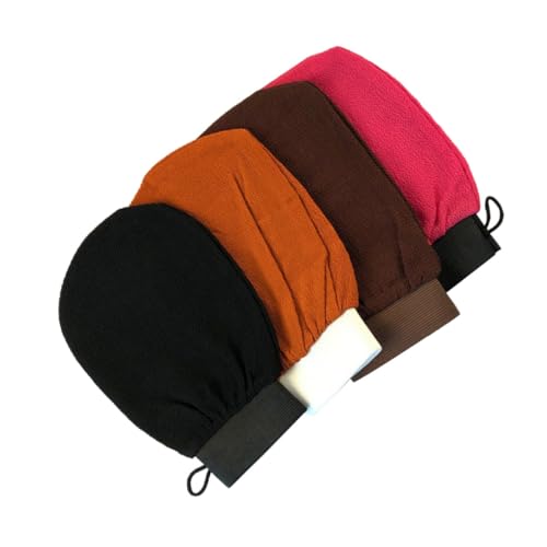 Mikinona Badetuch-handschuh-set 4 Duschhandschuhe Schrubb-beule Für Glatte Haut Für Das Reise-spa von Mikinona