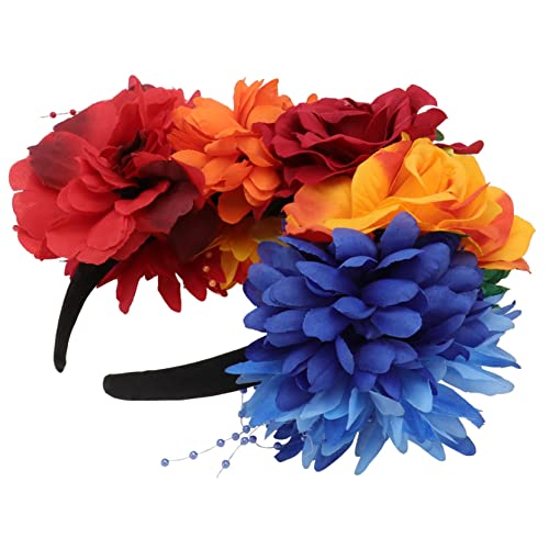 Mikinona Blumen-stirnband Mit Mexikanischem Thema Schickes Stirnband Für Damen Kreative Kopfbedeckung Blumenkrone Für Die Hochzeit von Mikinona
