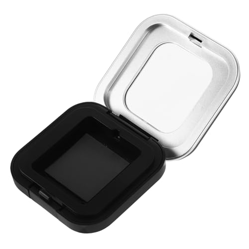 Mikinona Box Lidschattenbox Einzel Lidschattenetui Leerer Lidschattenteller Lidschatten Leerteller Kunststoff Schwarz von Mikinona