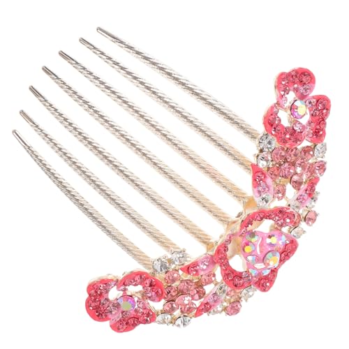 Mikinona Strass Blumen Haarkamm Hochzeit Damen Zubehör Dekorativ Hair Styling Accessoires Für Braut Party Abendkleid von Mikinona