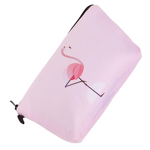 Mikinona Flamingo Kosmetiktasche Tragbare Reise-Make-up-Tasche Praktische Toilettentasche Für Damen Für Alltag Und Mit Süßem Flamingo-Muster Aufbewahrungslösung von Mikinona