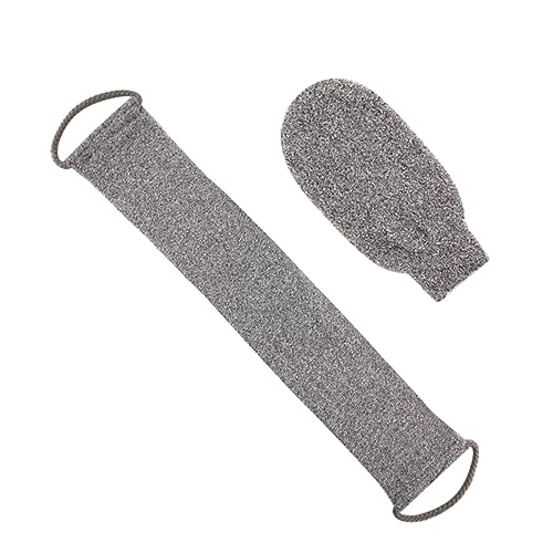 Mikinona Dauerhafte Bad Haut Wäscher Handtuch Peeling Streifen Handschuh Dusche Pinsel Set Für Haushalt von Mikinona