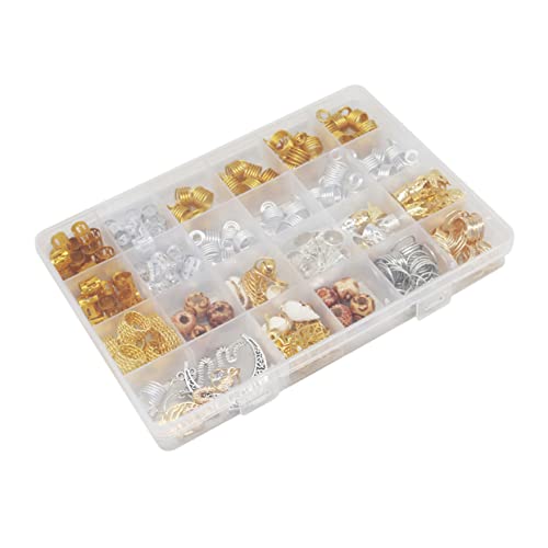 Mikinona Dreadlocks Perlen Flechten Haarschmuck Haarmanschetten Für Zöpfe Dreadlocks Zubehör Diy Haaraccessoires Ohne Werkzeuge Notwendig von Mikinona