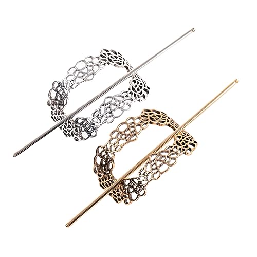 Mikinona 2stücke Vintage Haarclips Für Brötchen Haarspangen Aus Haarstyling-accessoires Für Damen Und Mädchen von Mikinona
