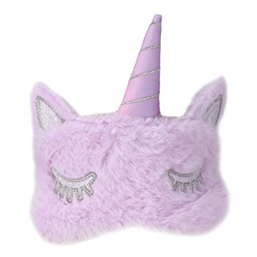 Mikinona Einhorndesign Schlafmaske Weich und mit Angenehmem Material für Damen und Mädchen Komfortable Augenbinde für Erholsamen Schlaf und Reisegebrauch von Mikinona