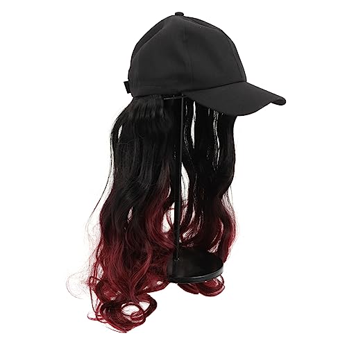 Mikinona Modischer Hut Für Lockige Perücken Damen-haarverlängerungshut Gewellte Perücke Haarschmuck Kein Perückenhalter von Mikinona