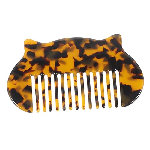 Mikinona Entwirrungs-haarkamm-set Für Damen Mini-bürste Für Die Handtasche Acetat-styling-bürste Für Katzenohren Zum Entwirren Von Lockigem Haar Und Elegant von Mikinona