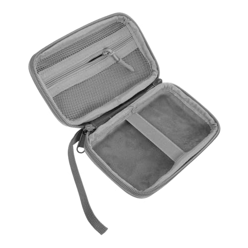 Mikinona Externes Festplattengehäuse Festplattentasche Aus Eva Und Stoßfest Datenkabel-Aufbewahrungstasche Mit Reißverschluss Kleine Festplattentasche Für Unterwegs Organizer-Tasche von Mikinona