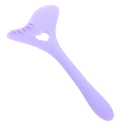 Mikinona Eyeliner- und Wimpernsiegel Gesicht Eye Liner Schablone Kit Schablonenwerkzeug Eyeliner- Helfer Wimpernstempel Eyeliner-Stempel Kieselgel Violett von Mikinona