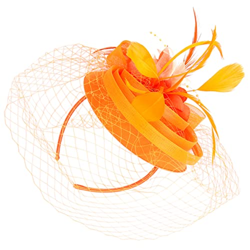 Mikinona Tea Party Fascinator Hut Mit Abnehmbarem Clip Eleganter Haarschmuck Für Damen Für Hochzeiten Cocktailpartys Und Teepartys Vielseitig von Mikinona