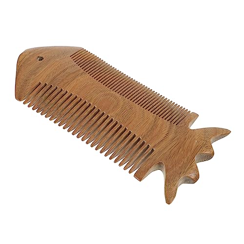 Mikinona Fischform Sandelholz Haarkamm Handgefertigter Natürlicher Kamm Für Männer Antistatisch Und Schonend Für Haar Für Haarpflege Tragbar Und Leicht Zu Bedienen Mikinona Fischform Sandelholz Haarkamm Handgefertigter Natürlicher Kamm Für Männer Antistatisch Und Schonend Für Haar Für Haarpflege Tragbar Und Leicht Zu Bedienen von Mikinona
