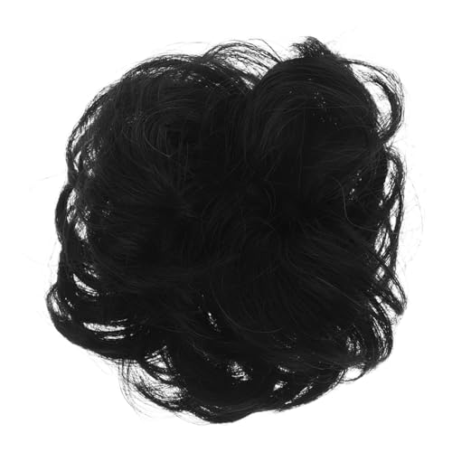 Mikinona Flauschige Perückentasche Haarschmuck Für Mädchen Haarknoten Mädchen Haarschmuck Elastisches Haarteil Für Damen Lockiger Chignon Extensions Echthaar Scrunchies Messy von Mikinona