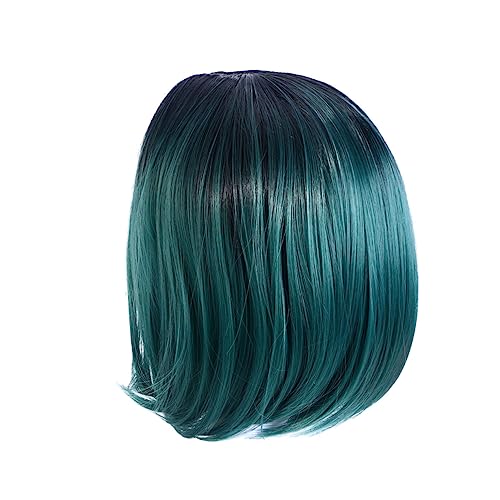 Mikinona Cosplay-Bob-Perücken Perücken für Frauen Lace Frontal Perücken Echthaar halloween perücke perücken für halloween Afro-Perücken Bob-Haar mit Farbverlauf Außenhandel von Mikinona