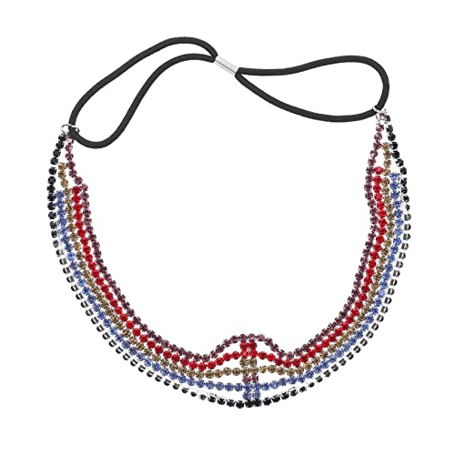 Mikinona Strass Stirnband Für Damen Mehrschichtige Braut Haarketten Kopfbedeckung Hochzeit Party von Mikinona