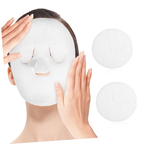 Mikinona 2stücke Hot Cold Compress Handtücher Für Gesicht Praktische Und Feuchtigkeitsspendende Maske Für Gesichtspflege Für Entspannende Spa-behandlungen von Mikinona