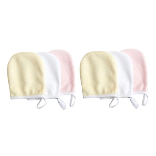 Mikinona Gesichtsreinigungshandschuhe 6 Stück Make-up-entferner-handtücher Weich Für Einfache Verwendung Zufällige Farbe Mikinona Gesichtsreinigungshandschuhe 6 Stück Make-up-entferner-handtücher Weich Für Einfache Verwendung Zufällige Farbe von Mikinona