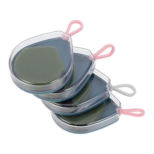 Mikinona 4stücke Make-up Schwamm Puder Puff Schönheit Schwamm Frauen Make-up Versorgung Nass Und Trocken Anwendbar Waschbar Für Foundation -creme von Mikinona