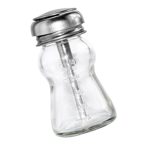 Mikinona Glas Nagellackentfernerflasche Mit Pumpflasche-design Kompakt Und Tragbar Auslaufsicher Für Make-up-entferner Leere Mehrzweckflasche Aus Glas von Mikinona