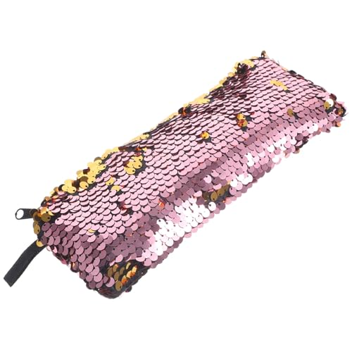 Mikinona Glitzer Kosmetiktasche Handtasche Polyester Schminktasche mit Großer Kapazität für Frauen Reise Make up Organizer Kosmetiktäschchen Handheld Kulturbeutel von Mikinona