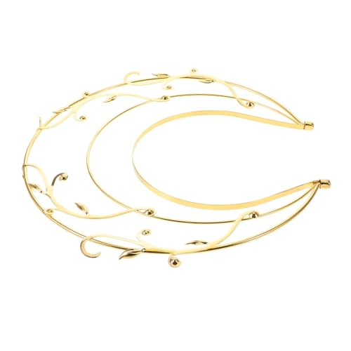 Mikinona Griechische Göttin Stirnband aus Robustem Zinklegierung Doppelter Spitzenkranz Kopfschmuck für Halloween Party Cosplay und Festliche Anlässe Design für Damen von Mikinona