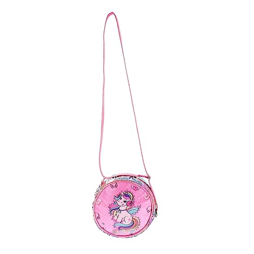 Mikinona Einhorn Tasche Für Mädchen Umhängetasche Glitzer Schultertasche Mit Pailletten Beutel Für Junge Mädchen Schultertasche Lässige Freizeit Tasche von Mikinona
