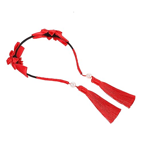 Mikinona Haarband Mit Roter Blume Im Ethno-stil Für Jungen Und Mädchen Kopfbedeckung Von Adorable Baby Girl Stirnband Für Partys von Mikinona
