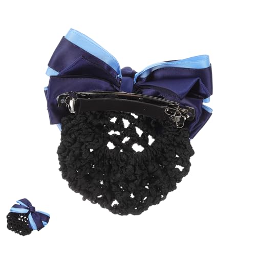 Mikinona Haarbun Netz mit Schleife Haaraccessoire für Damen Vielseitig Einsetzbar für Hochsteckfrisuren und Buns aus Strapazierfähigem Material Design von Mikinona