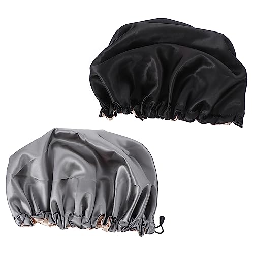 Mikinona Haarhaube mit solidem Design Schlafmütze für Damen und Herren weiches Satinmaterial Kappe gegen Haarausfall zum bei Chemotherapie von Mikinona