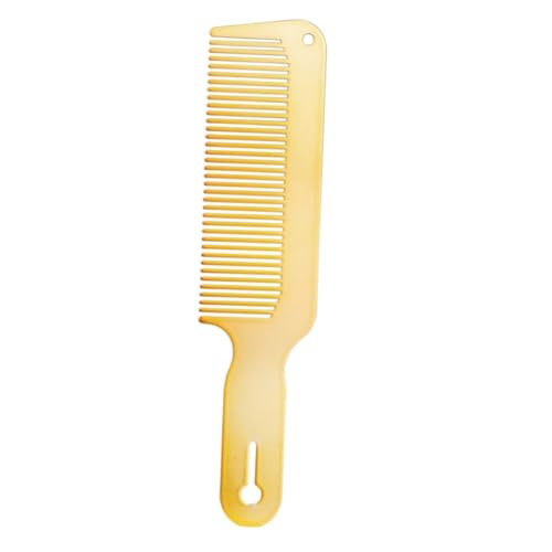 Mikinona Haarkamm für Männer wide tooth comb hair care tools steckkämme für die haare combs Haarstudio Kamm Herren Haarkamm Frisierkamm Ultra dünn handhaben Stahlkamm Mann flacher Kamm von Mikinona