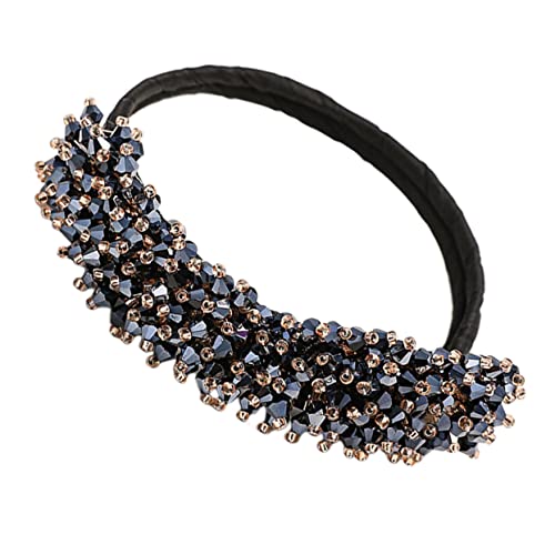 Mikinona Hair Bun Maker Mit - Haarrückhalter Für Damen Und Mädchen Für Besondere Anlässe Oder Alltag Leicht Und Klassischem Dunkelblau von Mikinona