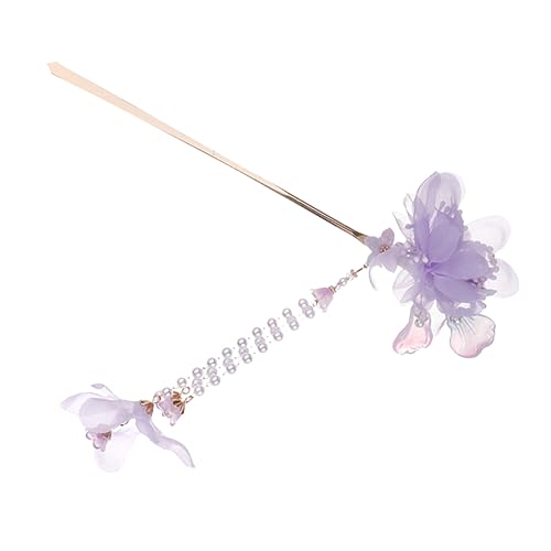 Mikinona 1stücke Dangle Tassel Flower Haarnadel Für Damen Klassische Haarspange Hochsteckfrisur Leicht Und Dekorativ Für Besondere Anlässe von Mikinona