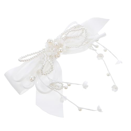 Mikinona Haarnadel Hochzeit Schleife Zubehör Clips Frauen Dekorativ Erste Hat Haarspange Haarspange Haarschmuck Perlenspange Exquisiter Haarschmuck Polyester Weiß Mikinona Haarnadel Hochzeit Schleife Zubehör Clips Frauen Dekorativ Erste Hat Haarspange Haarspange Haarschmuck Perlenspange Exquisiter Haarschmuck Polyester Weiß von Mikinona