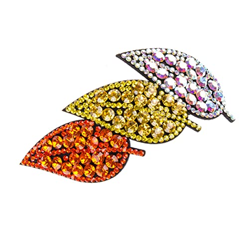 Mikinona Elegante Haarnadel Mit Strasssteinen in Blattform Haarspange Für Damen Stilvoll Und Bequem von Mikinona