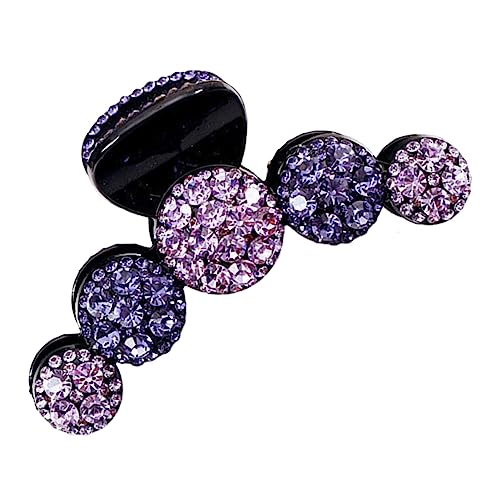 Mikinona Haarnadel haarschmuck Haarspangen Krallenclip Retro-Haarfang groß Tiara Haarklammer Frauen Haarspange Haarpflegezubehör einfach Kopfbedeckung Haare hoch Fräulein Acetatharz Violett von Mikinona