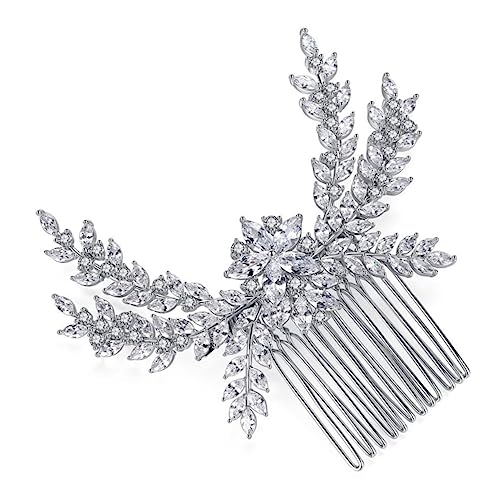 Mikinona Rhinestone Brautschmuck Haarkamm Für Hochzeiten Vintage Haaraccessoire Für Braut Und Brautjungfern Vielseitig Einsetzbar Für Hochzeiten Partys Und Fotoshootings von Mikinona