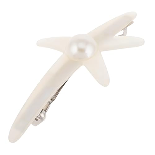 Mikinona Seestern-haarspangen Aus Acetat Mit Perlen Sicherer Federmechanismus Für Hochzeiten Und Partys Haaraccessoires Für Frauen von Mikinona