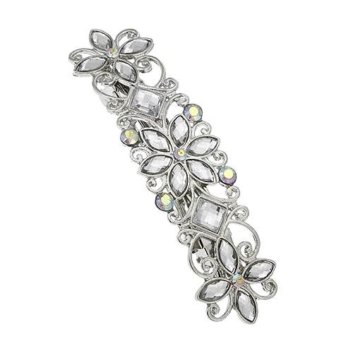 Mikinona Rhinestone Flower Haarnadel Für Damen Eleganter Haarklammer Haarspange Für Besondere Anlässe Als Zu Geburtstagen Und Feiertagen von Mikinona