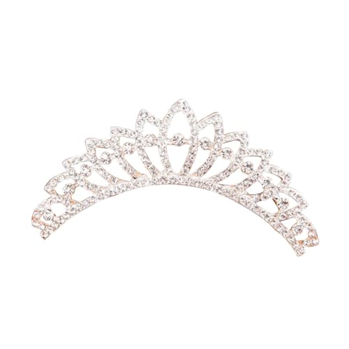 Mikinona Haarkamm für Frauen Hochzeit Haarspange Haarschmuck für Frauen hair styling haar zubehör Tiara Blumenkopfbedeckungen Hochzeit Haarkamm die Blumen Haarnadel Braut von Mikinona