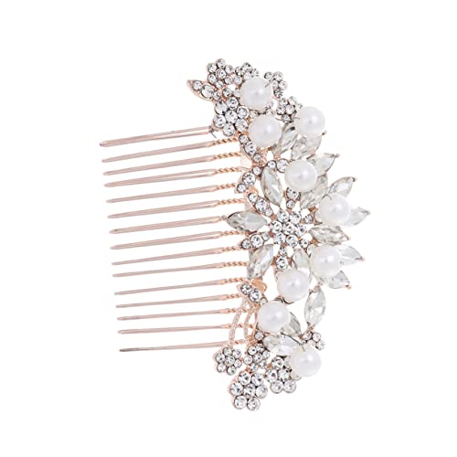 Mikinona Hochzeitskopfschmuck graceling gracy dance party lustre haarsschmuck Haarschmuck Hochzeit Haarkamm Strass Haarnadeln Tiara Modische Kopfbedeckung Fotografie Requisiten Mode Braut von Mikinona