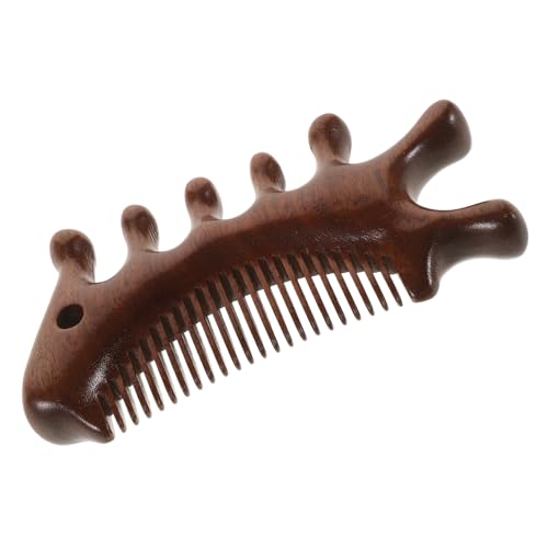 Mikinona Holzkamm Mit Feinzahndesign Für Kopfhautmassage Und Entwirren Robust Und Tragbar Für Damen Und Herren von Mikinona
