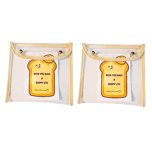 Mikinona 2stücke Transparente Kosmetiktasche Made of Hochwertigem PVC Mit Druckknopfverschluss Großes Fassungsvermögen Tragbar Für Damen Make-up Und Beauty Utensilien Mikinona 2stücke Transparente Kosmetiktasche Made of Hochwertigem PVC Mit Druckknopfverschluss Großes Fassungsvermögen Tragbar Für Damen Make-up Und Beauty Utensilien von Mikinona