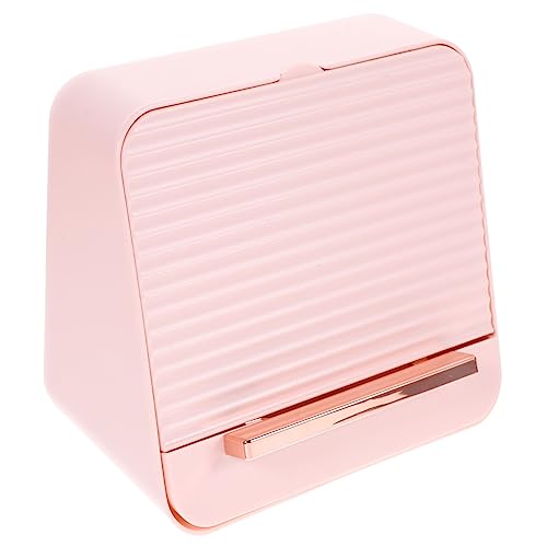 Mikinona Kasten Aufbewahrungsbox Für Lippenstift Veranstalter Aufkleber Schubladenorganisator Für Make-up Schrankorganisatoren Und Aufbewahrung Make -up -organisator Schreibwaren Rosa Abs von Mikinona