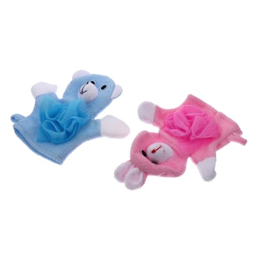 Mikinona Kinder Badehandschuh-set Dual-use-duschhandschuhe Mit Peelingschwämmen von Mikinona