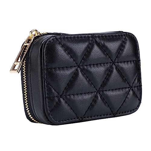 Mikinona Lippenstifthalter Aus Pu Tragbare Make-up-Tasche Mit Spiegel Aufbewahrungstasche Für Kosmetik Kleine Lippenstifttasche Organizer Für Reise von Mikinona