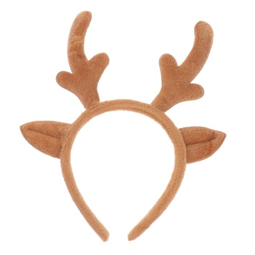 Mikinona Kopfschmuck Aus Weihnachtlichem Geweih Plüsch-tierohr-haarbänder Stirnband Für Kinder Stirnbänder Für Kinder Weihnachtsgeweih Stirnband Tiara Mori-abteilung Damen Haarschmuck Stoff von Mikinona