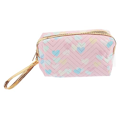 Mikinona Make up Bag Damen Praktische Reisekosmetiktasche Für Toilettenartikel Und Make-up Herzmuster Für Und Alltag Modischer Organizer Für Mikinona Make up Bag Damen Praktische Reisekosmetiktasche Für Toilettenartikel Und Make-up Herzmuster Für Und Alltag Modischer Organizer Für von Mikinona