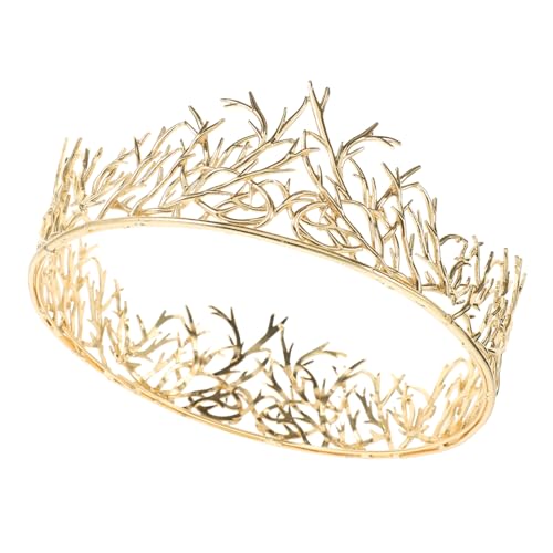 Mikinona Herren Retro Krone Kostüm Zubehör Für Junggesellinnenabschied Hochzeit Braut Kopfschmuck von Mikinona